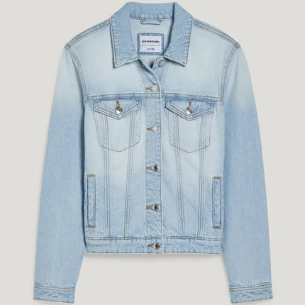 UNICORN Women's denim jacket with pockets light blue denim xs s m l xl xxl xxxl
