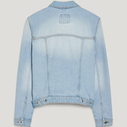 UNICORN Women's denim jacket with pockets light blue denim xs s m l xl xxl xxxl