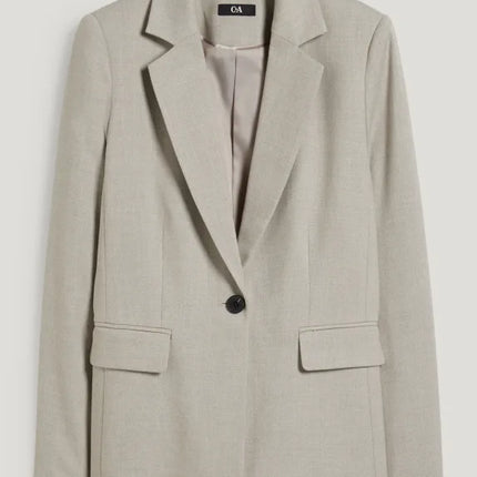 UNICORN Women's oversized business blazer light gray xs s m l xl xxl xxxl