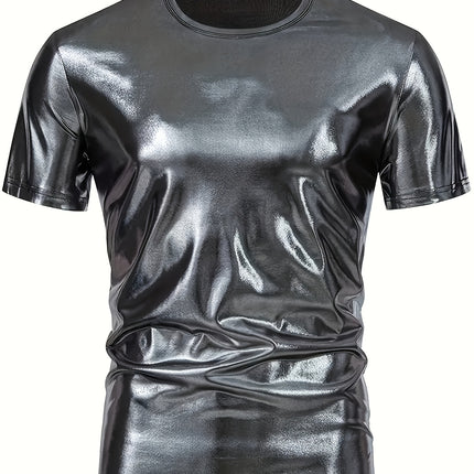 UNICORN Mens Shiny Casual Short-Sleeve T-Shirt Made Of 100% Polyester xxs xs s m l xl