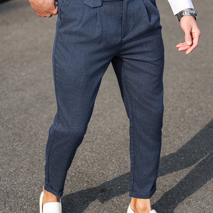 UNICORN Casual Fashion Versatile Suit with Pleated Long Pants s m l xl xxl