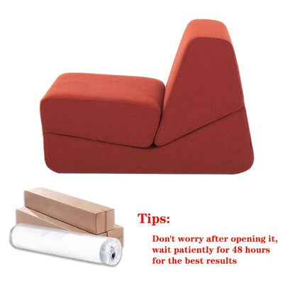 UNICORN Combinable Sofas, Foldable Sofas White Yellow Red 96-65 cm