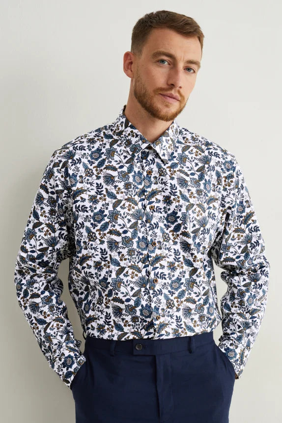UNICORN Men's blouse blue s m l xl xxl xxxl