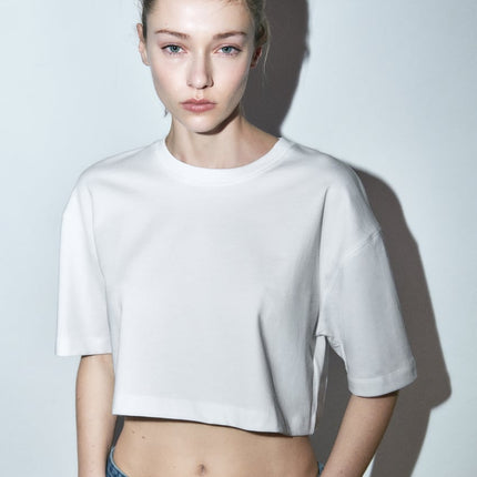 UNICORN women's crop top shirt cropped crop top pink white navy blue black s m l