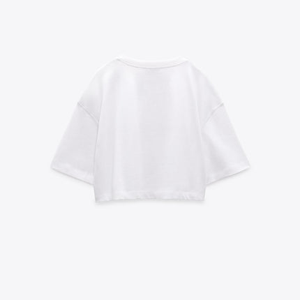 UNICORN women's crop top shirt cropped crop top pink white navy blue black s m l