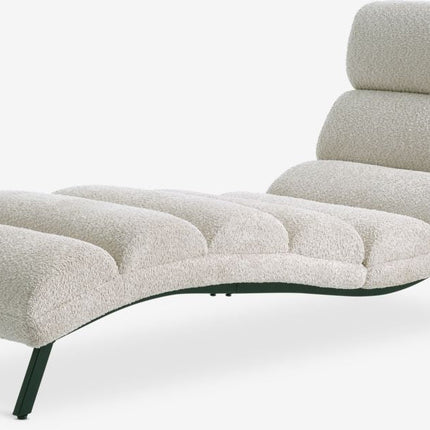 UNICORN Teddy Lounger Beige Width 171 cm Height 61 cm Depth 73 cm
