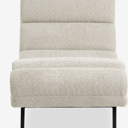 UNICORN Teddy Lounger Beige Width 171 cm Height 61 cm Depth 73 cm