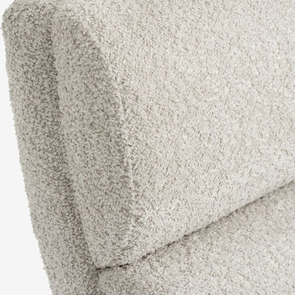 UNICORN Teddy Lounger Beige Width 171 cm Height 61 cm Depth 73 cm