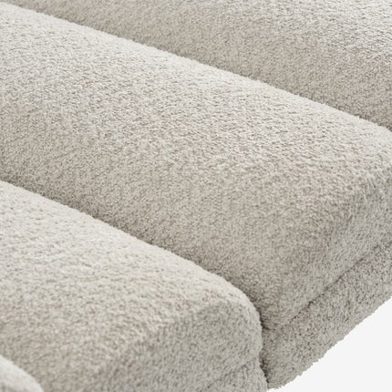 UNICORN Teddy Lounger Beige Width 171 cm Height 61 cm Depth 73 cm