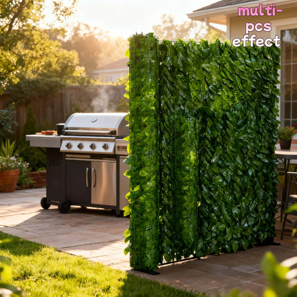 UNICORN 4 Artificial Vine Outdoor Privacy Screen Panels Length 51.5cm X 206cm