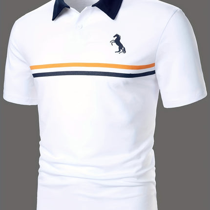 UNICORN Men's Fashion Casual Short Sleeve Printed Shirt