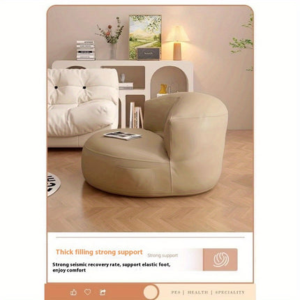 UNICORN Compact 70cm Lazy Sofa Chair Black Gray Orange