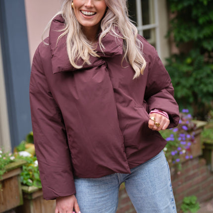 Puffer jack bordeaux