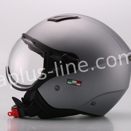 Scooter bromfiets zomerhelm jet helm vito moda notte roof boxer maten xs s m l xl xxl | Scooterhelm