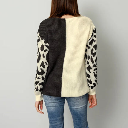 UNICORN Women's sweater leopard print black and white s m l xl xxl xxxl xxxxl xxxxxl
