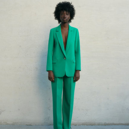UNICORN Women's suit costume green trousers pants blazer xs s m l xl xxl