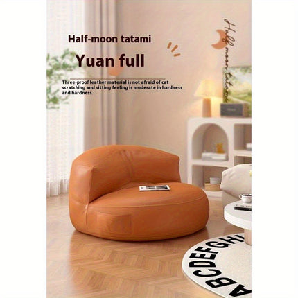 UNICORN Compact 70cm Lazy Sofa Chair Black Gray Orange