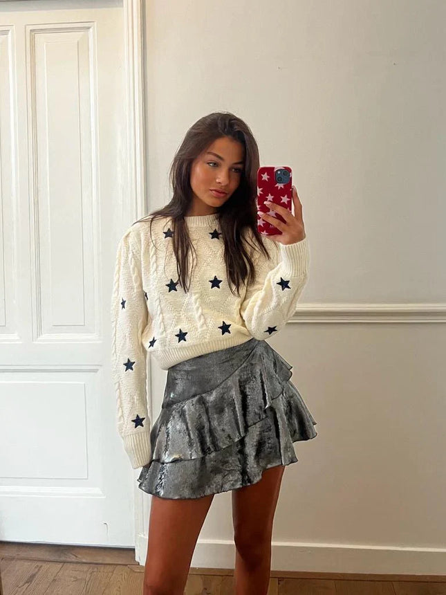 UNICORN Women's skirt silver s m