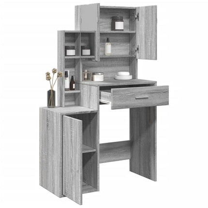 UNICORN Dressing Table Makeup with Mirror Black White Brown Grey Dressing Table