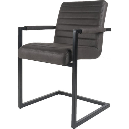 UNICORN Tube chair anthracite 58x55x85 cm