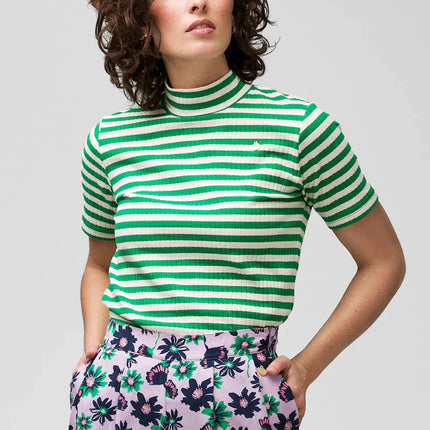 UNICORN Women's striped shirt green white xs s m l xl