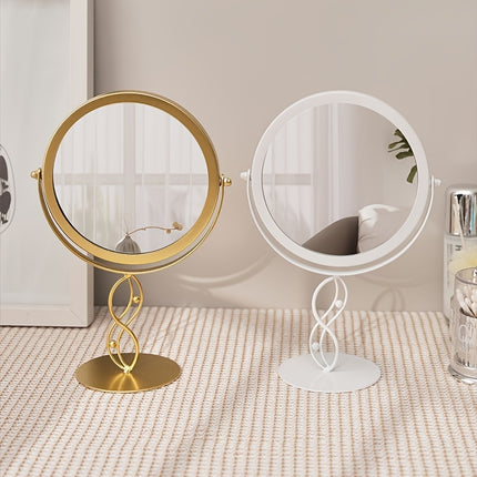UNICORN Vine-Shaped Makeup Mirror, 360-Degree Rotation Decorative Vanity Mirror