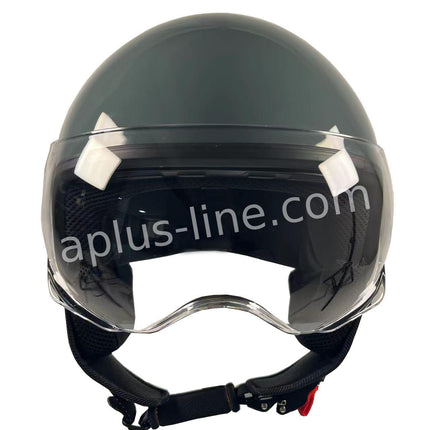 Scooter bromfiets zomerhelm jet helm vito loreto roof boxer maten xs s m l xl xxl | Scooterhelm