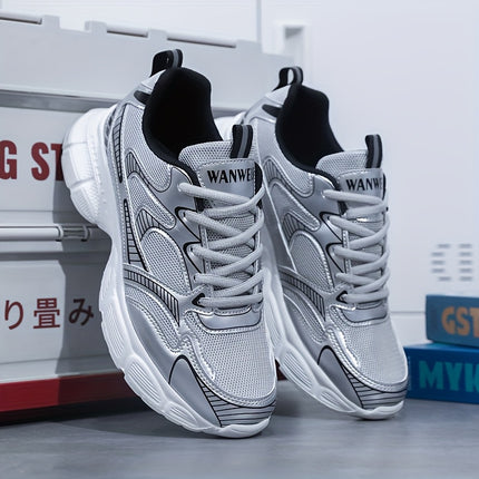 UNICORN Men'S Breathable Mesh Athletic Shoes Casual Athletic Look