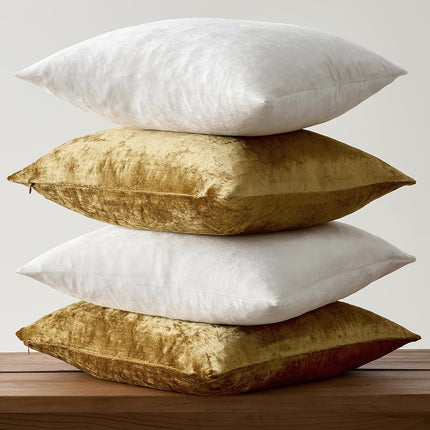 UNICORN Set of 4 Luxurious Velvet Pillow Covers Measuring 40.40 cm to 60.60 cm
