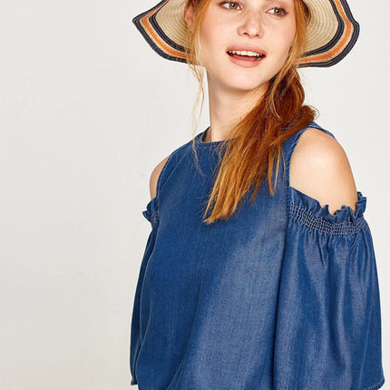 UNICORN Women's hat straw pink one size