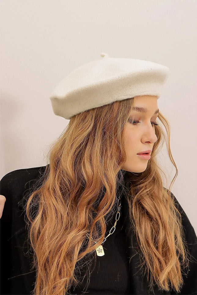 UNICORN Women's hat woolly white one size