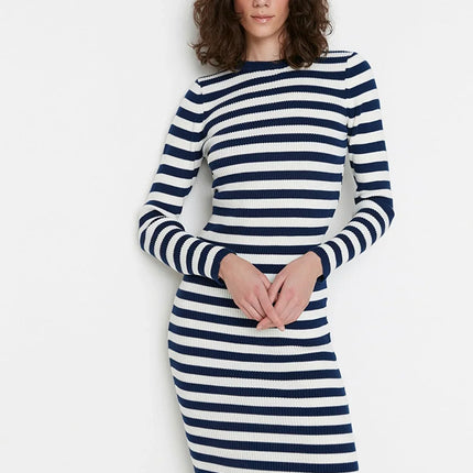 UNICORN Women's dress striped blue mint green pink s m l