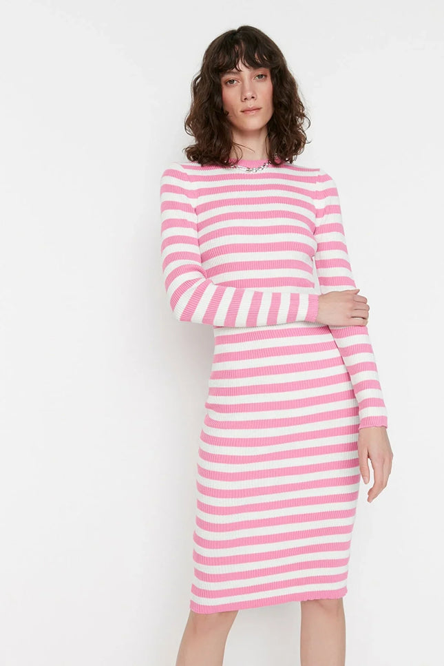 UNICORN Women's dress striped blue mint green pink s m l
