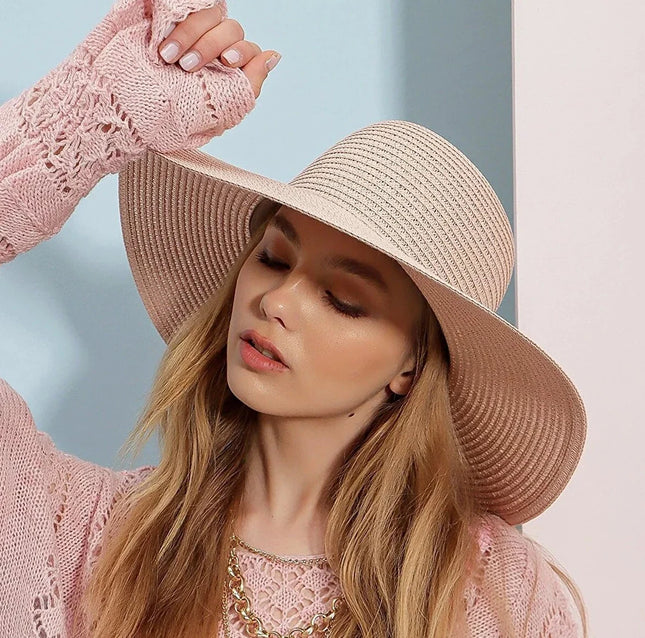 UNICORN Women's hat reed pink light brown One Size