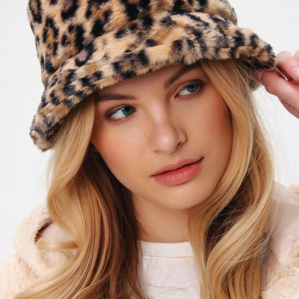 UNICORN Women's hat leopard brown