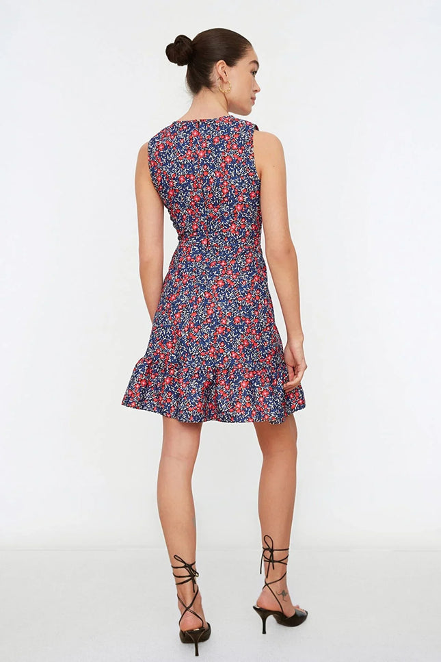 UNICORN Women's dress floral pattern purple beige xs s m l xl