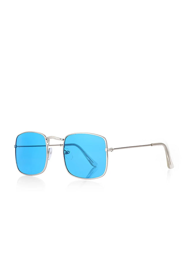 UNICORN Women's sunglasses silver blue one size