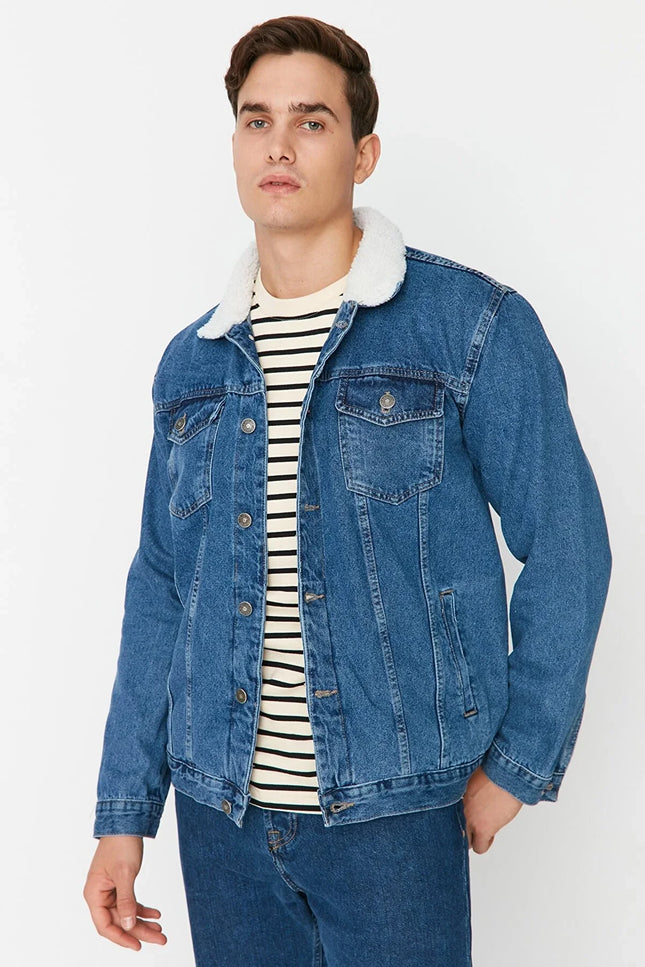 UNICORN Men's denim jacket dark blue S M L XL