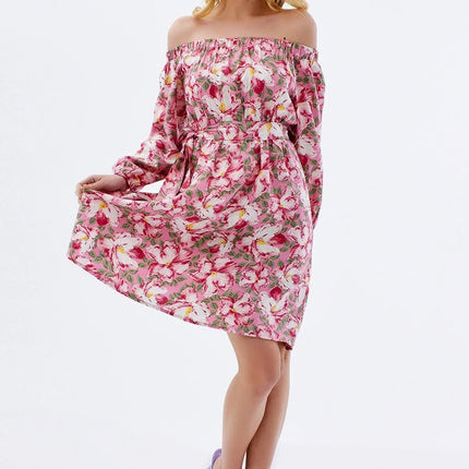 UNICORN Women's dress floral pattern purple pink s m l