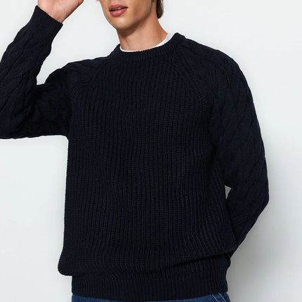 UNICORN Men's sweater knitted yellow green gray black dark blue white beige purple xs s m l xl
