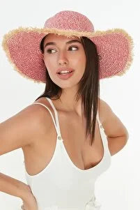 UNICORN Women's hat pink bow leopard print One Size