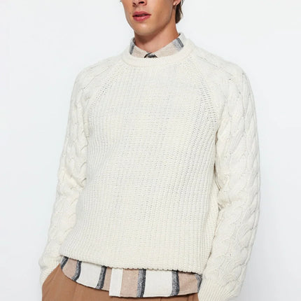 UNICORN Men's sweater knitted yellow green gray black dark blue white beige purple xs s m l xl
