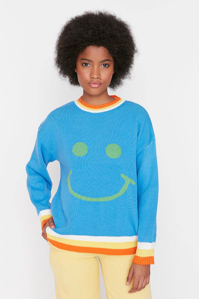 UNICORN Women's sweater blue s m l