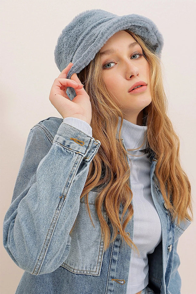 UNICORN Women's hat woolly blue