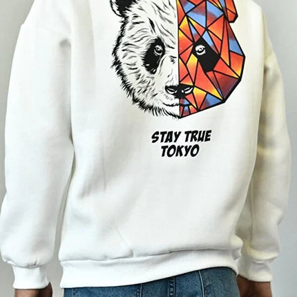 UNICORN Men's sweater white s m l xl