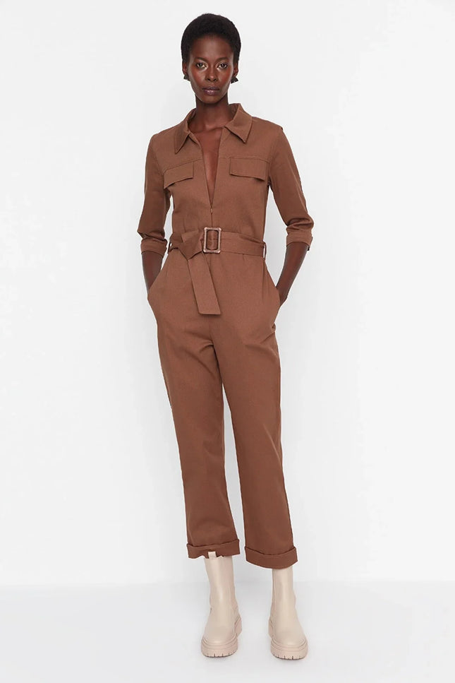 UNICORN Women's jumpsuit brown xs s m l xl
