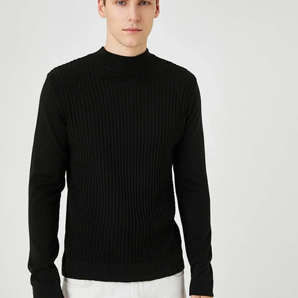 UNICORN Men's knitted sweater beige black s m l xl