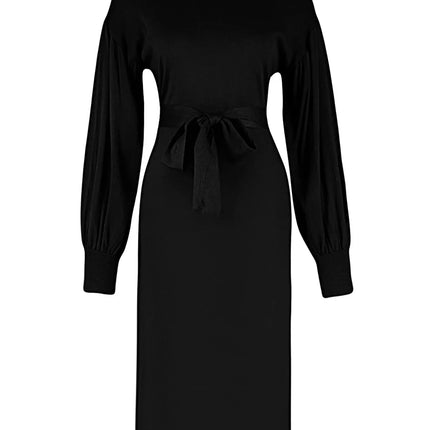Dames jurk zwart s m l xl