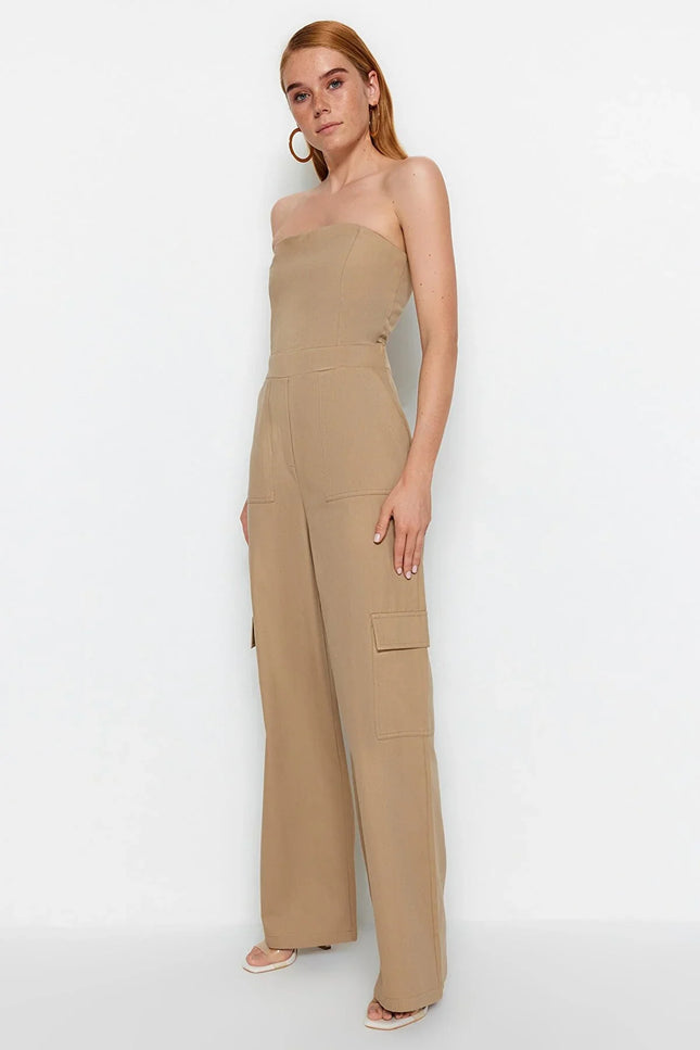 UNICORN Women's jumpsuit beige black xs s m l xl