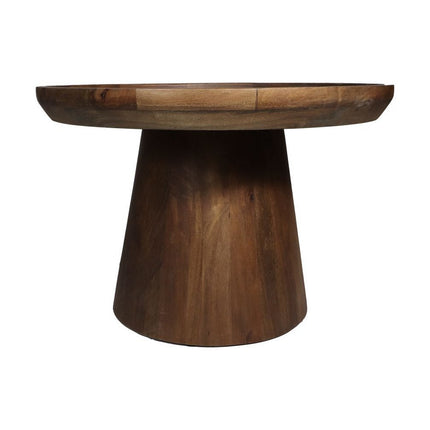 UNICORN Side table wood matt brown 60x60x40 cm